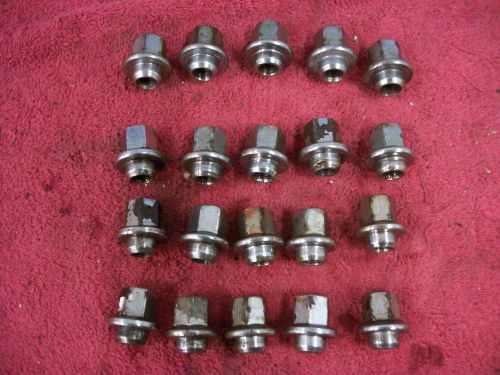 1974-up corvette aluminum wheel lug nuts, used