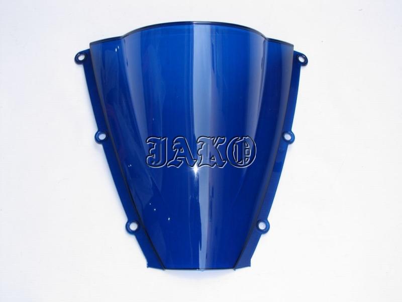 Windshield blue screen racing windscreen for honda cbr600rr 2003 2004