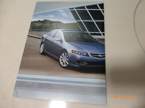 2006 acura tsx sales brochure