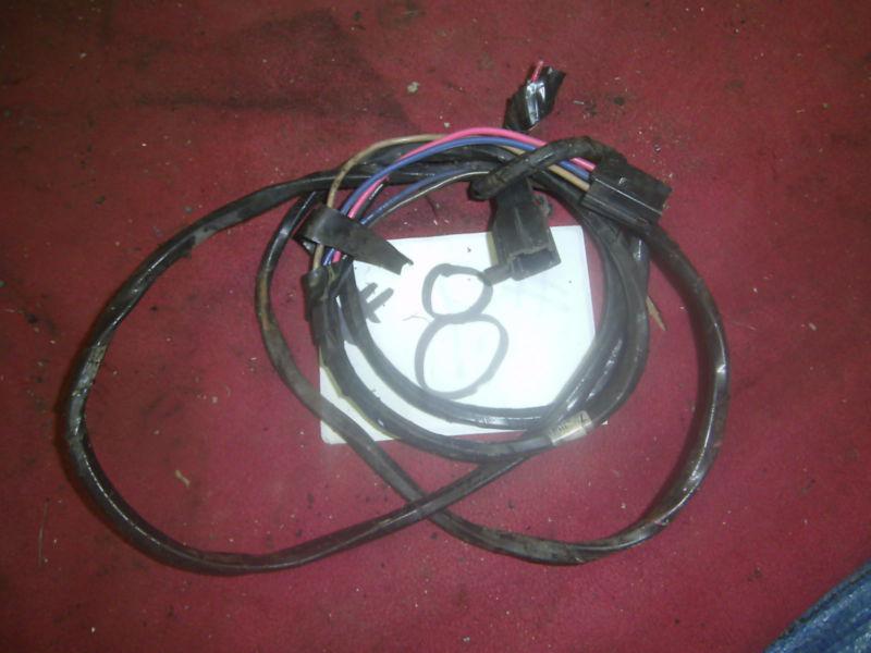 Original gm dash to console power window wire wiring harness camaro trans am se