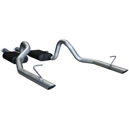 Flowmaster 17113 american thunder cat back exhaust system fits 86-93 mustang