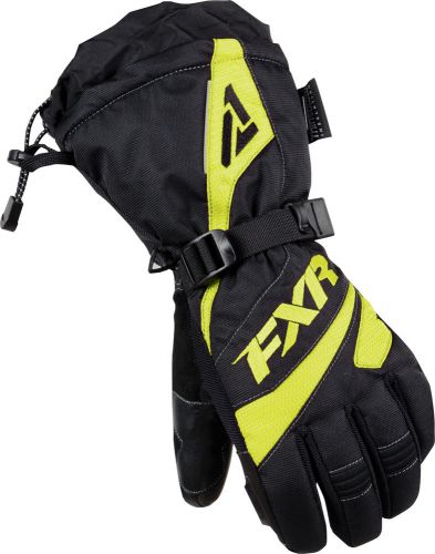 Fxr fusion womans gloves black/hi-vis