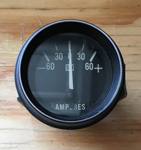 Stewart warner amp amperes meter heavy duty series 2 1/8 standard size