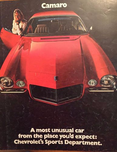 Camaro 1970 sales brochure original, not a reprint!