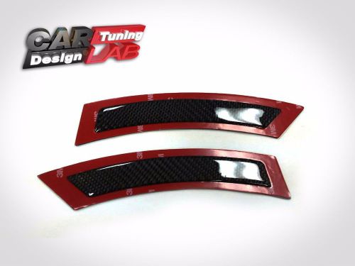 Front bumper reflector carbon fiber side marker for 07~12 bmw e92 e93 3er coupe