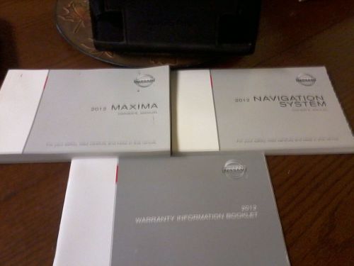 2012 nissan altima sedan owners manual with bag