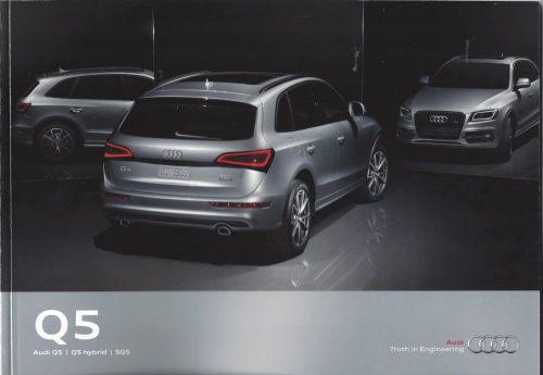 2016 audi q5 - 2.0t / 3.0t / tdi / hybrid and sq5 models  59 page brochure