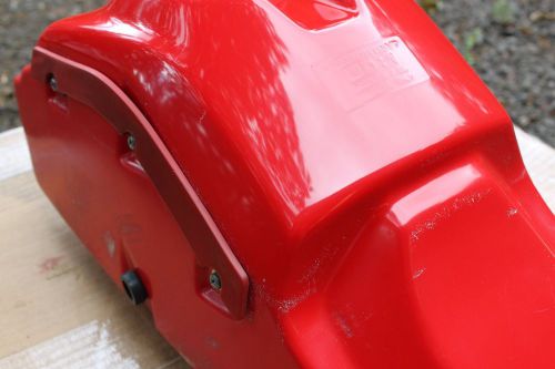 86-89 honda trx250r/ 87 trx250r polished red fuel tank