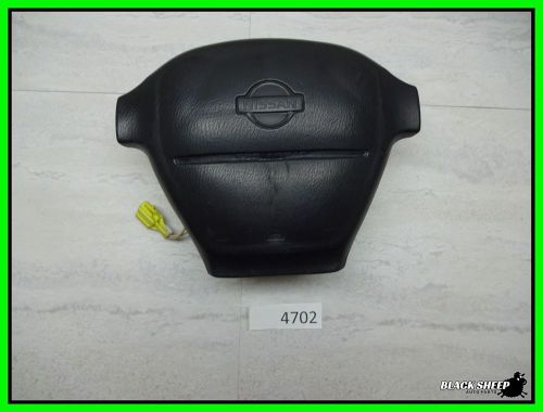 95-98 nissan 240sx driver left steering wheel airbag | air bag horn s14 | black
