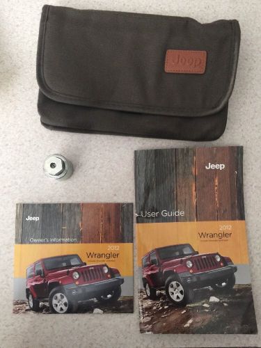 2012 jeep wrangler owners manual user guide rubicon sahara unlimited 4x4 v6 3.6l