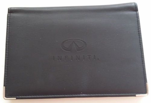 Infiniti fx45 / fx35 owners manual with leather binder