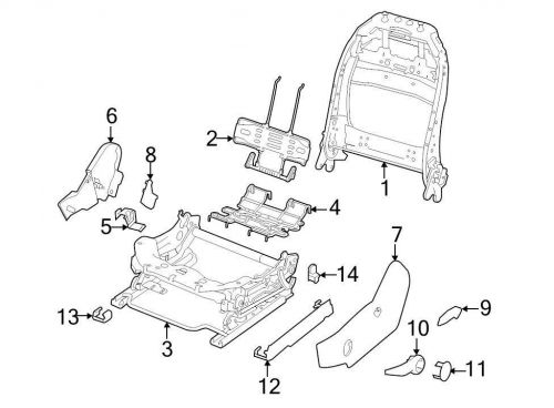 Chrysler oem dodge seat track cover 5lj26la8ab image 7