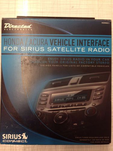 Directed electronics honsc1 honda / acura sirius satellite radio interface new!