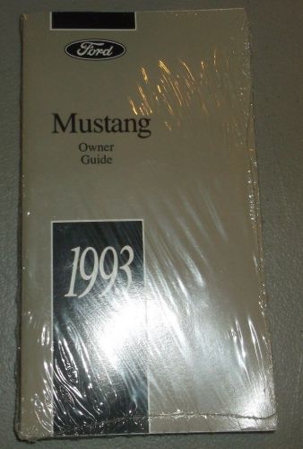 1993 ford mustang gt lx 5.0 owners manual original new nos