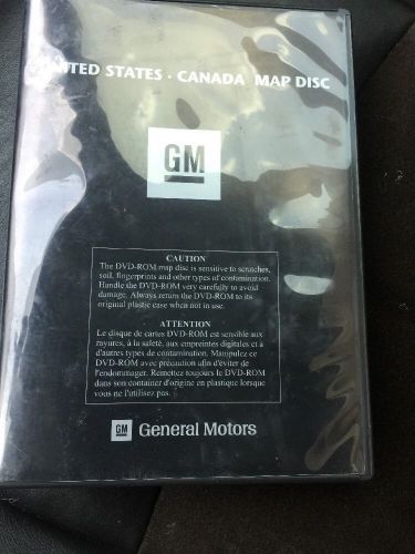 Genuine gm navigation system dvd map gm p/n 25847541