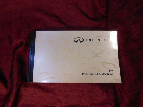 Infiniti 1995 j30 owner&#039;s manual - nice clean condition - book only