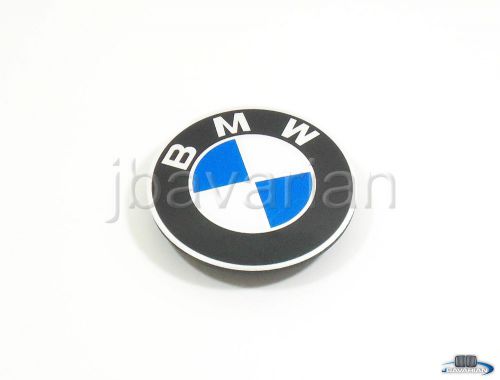 Genuine bmw hub cap emblem e23 e24 e28 e30 74mm