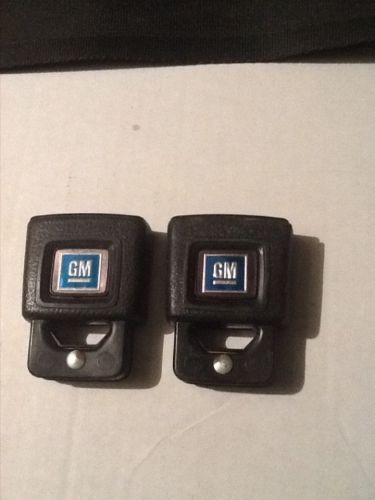 Gm  seat belt buckles  pair  70&#039;s