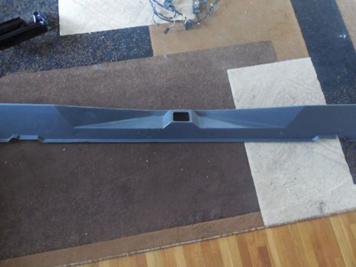 1977-79 lincoln mark v,trunk rear trim piece inside over lock,vinyl panel.