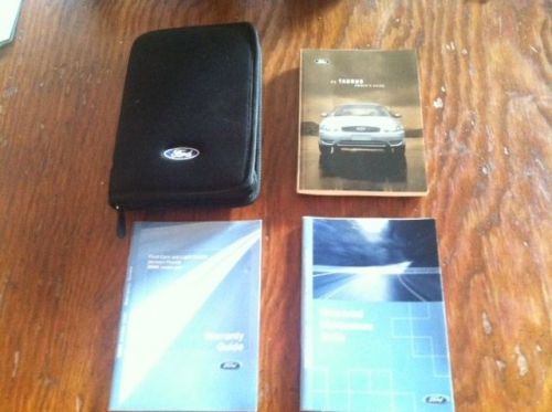 2005 ford taurus owners manual set
