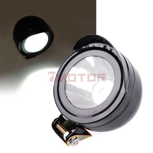 12v-80v 3w motorcycle e-bike led spot light headlight drl black fits suzuki 7m