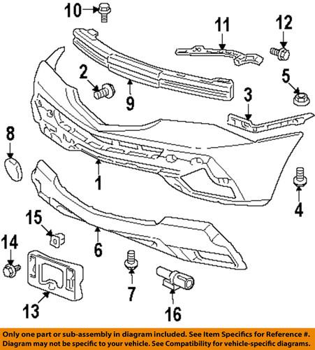 Acura oem 71180stxa00za license plate bracket-license bracket