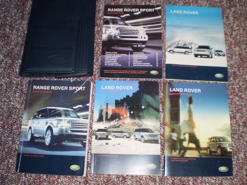 2009 land rover range sport suv owners manual books navigation guide case all