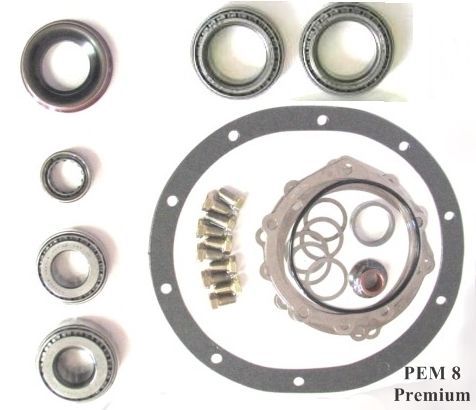Pem8 complete inst kit for 9&#034; ford 2.89&#034; with daytona support &amp; solid pinion sp