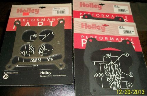 Holley carburetor gasket bundle, multiple gaskets in listing --new-low start bid