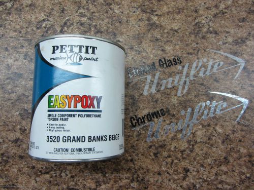 Pettit 3520q easypoxy grand banks beige - quart topside paint polyurethane