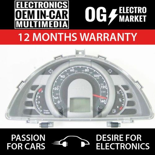 Vw fox instrument cluster speedometer gauge tacho mph 5z2920820ax t3an6177i