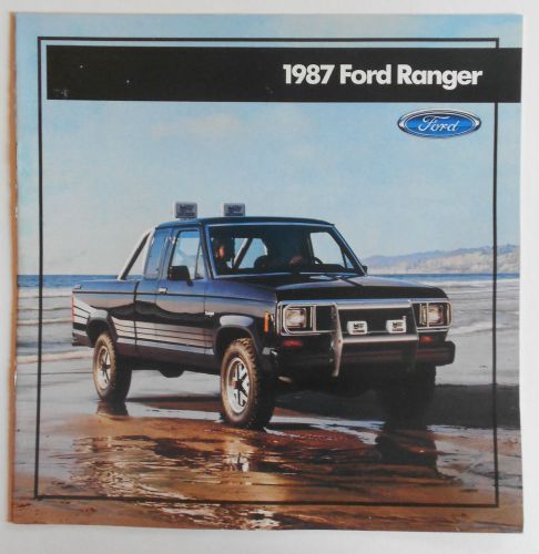 1987 original ford ranger sales brochure  ranger xlt stx