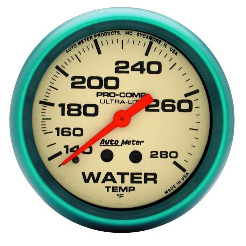 Auto meter 4535 ultra-nite; water temperature gauge