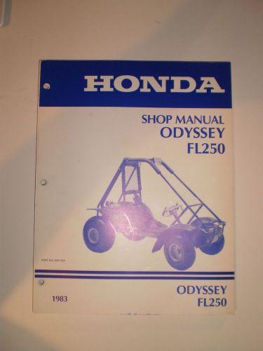 Honda fl250 odyssey official  service shop repair  manual