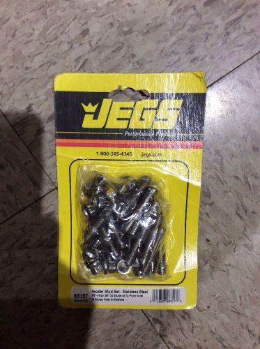 New! jegs performance products 83157 header stud kit - free shipping