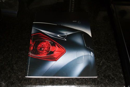 2008 infiniti g sedan original dealership sales brochure