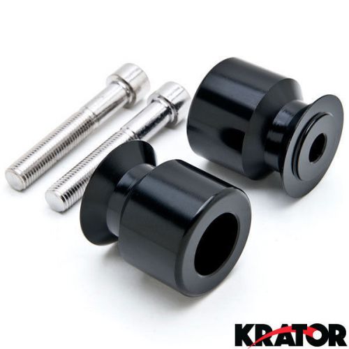 Kawasaki yamaha motorcycles sport bikes 10mm rear swingarm spools sliders black