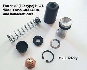 Fiat 1100 1200 (103) master brake cylinder repair set new recently made+