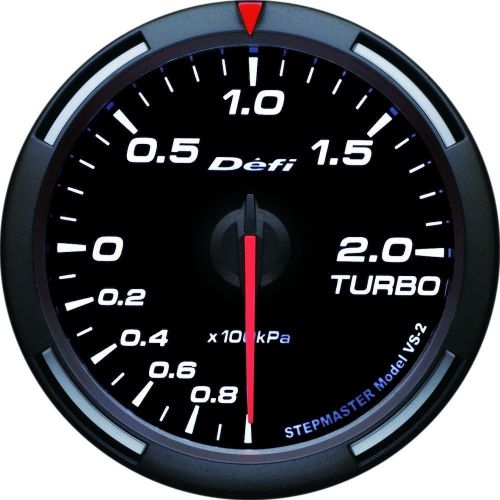 Defi racer gauge 60mm turbo meter df11505 (white) new from japan (1000) f/s