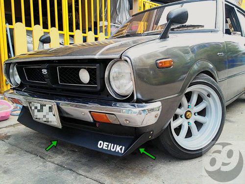 Ke 30 toyota cololla jdm front lip spoiler premium sheet metal