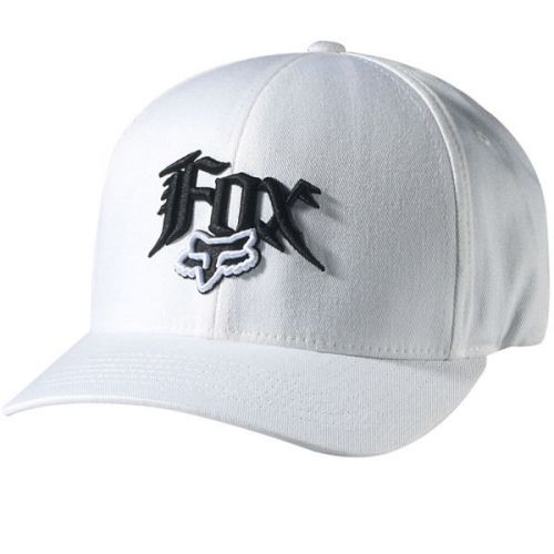 Fox racing next century flexfit hat white/black