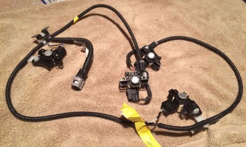 Lexus part# 89341-33200-b1 rear ultrasonic sensors (4) &amp; sensor wiring harness