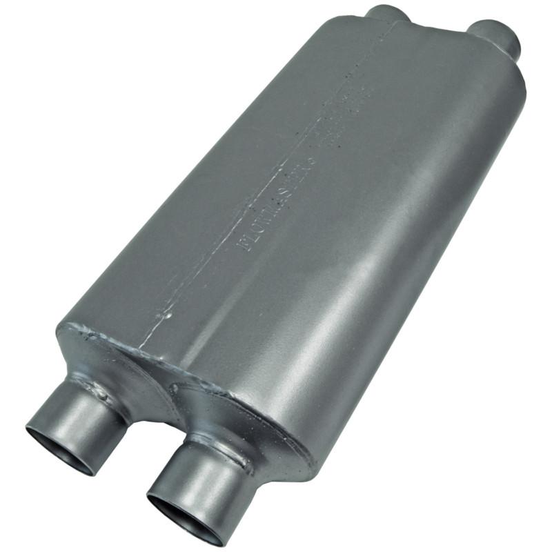 Flowmaster 50 h.d. muffler 409s - 2.50 dual in / 2.50 dual out - moderate sound