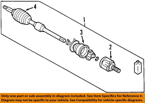 Mitsubishi oem 08-15 lancer-front inner boot 3817a135