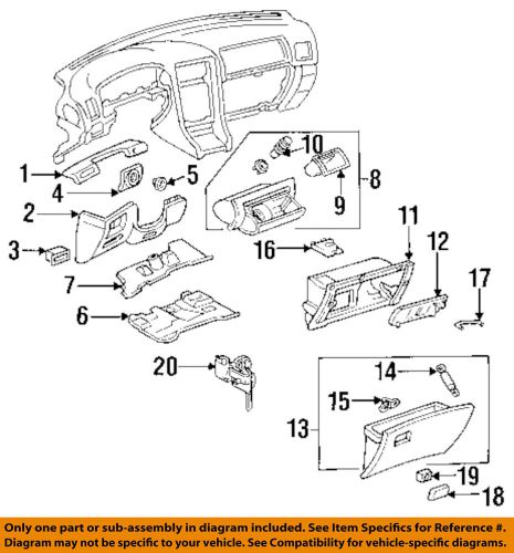 Lexus toyota oem 93-97 gs300 instrument panel-check arm 5555730050