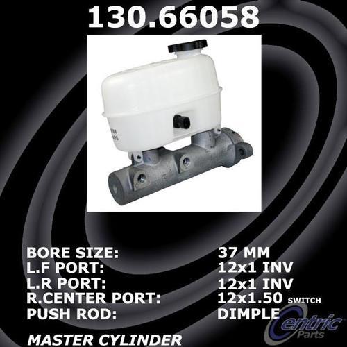 Centric 130.66058 brake master cylinder-premium master cylinder