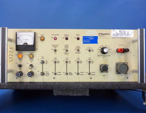 Bf goodrich aerospace jcair test system 700p9 efip701e power supply 01-0718-00