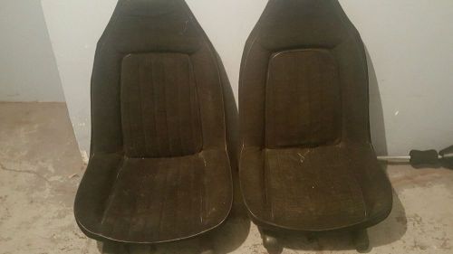 73 hurst olds black swivel buckets and rear bench seats