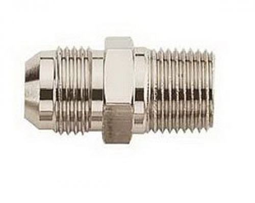 Aeroquip fce2004 nickel-plated aluminum -6an male to 1/4&#034; npt male straight