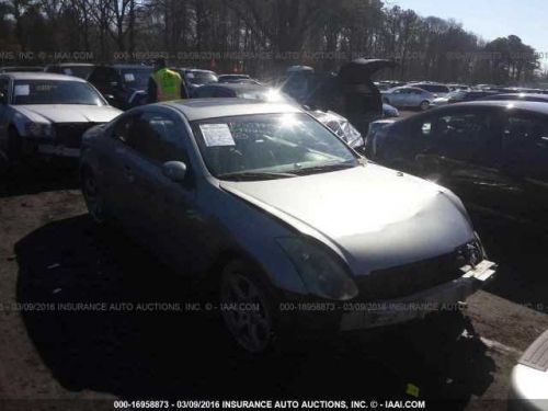 03 04 05 06 07 infiniti g35 windshield glass 2 dr cpe 84661